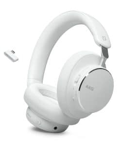 Audífonos inalámbricos con cancelación de ruido sobre la