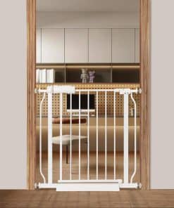 Puerta de seguridad estrecha para bebés o puertas sin