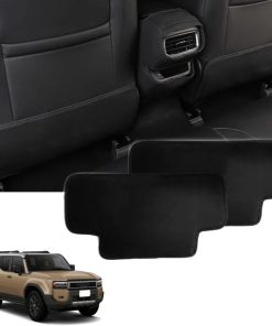 Protector de respaldo de asiento trasero de cuero PU para