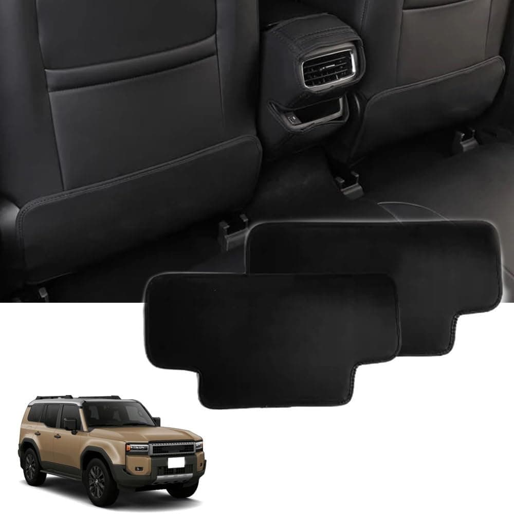 Protector de respaldo de asiento trasero de cuero PU para