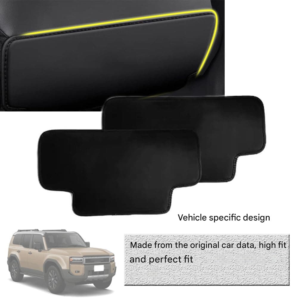 Protector de respaldo de asiento trasero de cuero PU para - Imagen 3