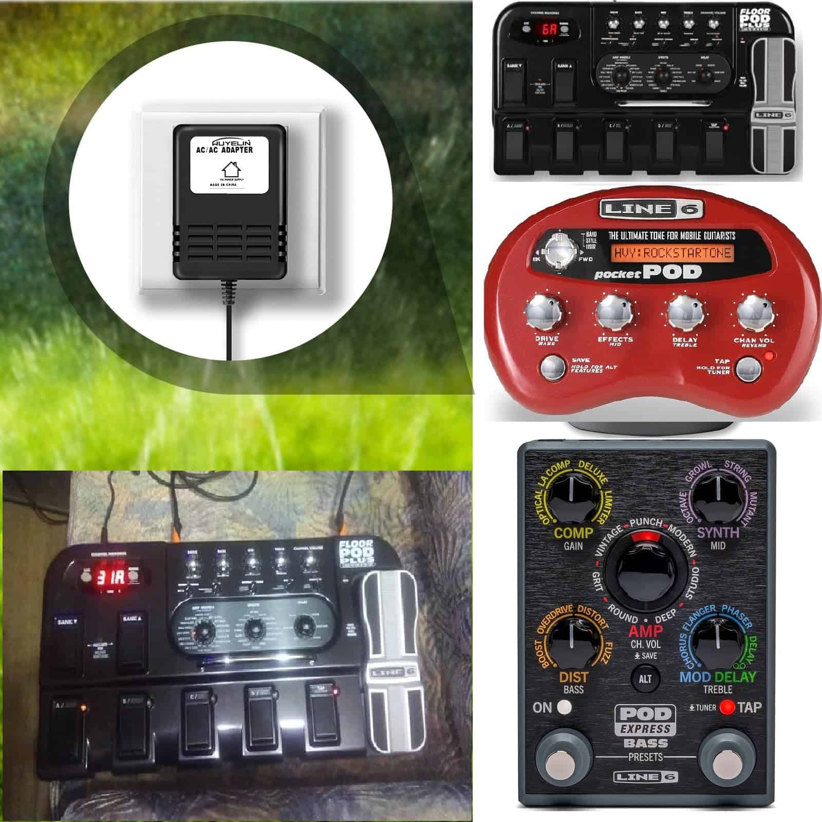 Fuente de Alimentación AC 9V 2000mA para Line 6 POD - Imagen 6