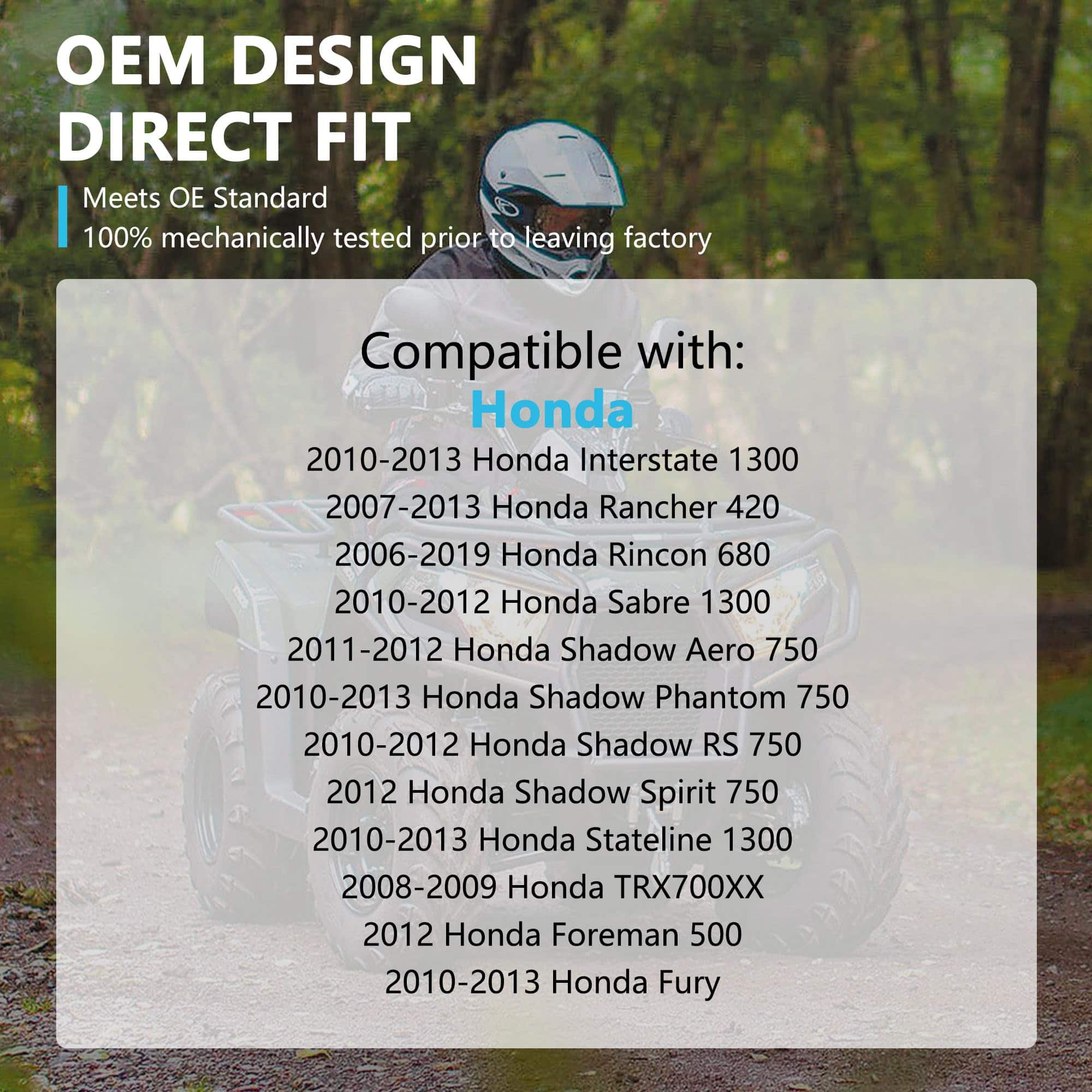 Yezoauto Bomba de Combustible para Honda Foreman 500 / - Imagen 4