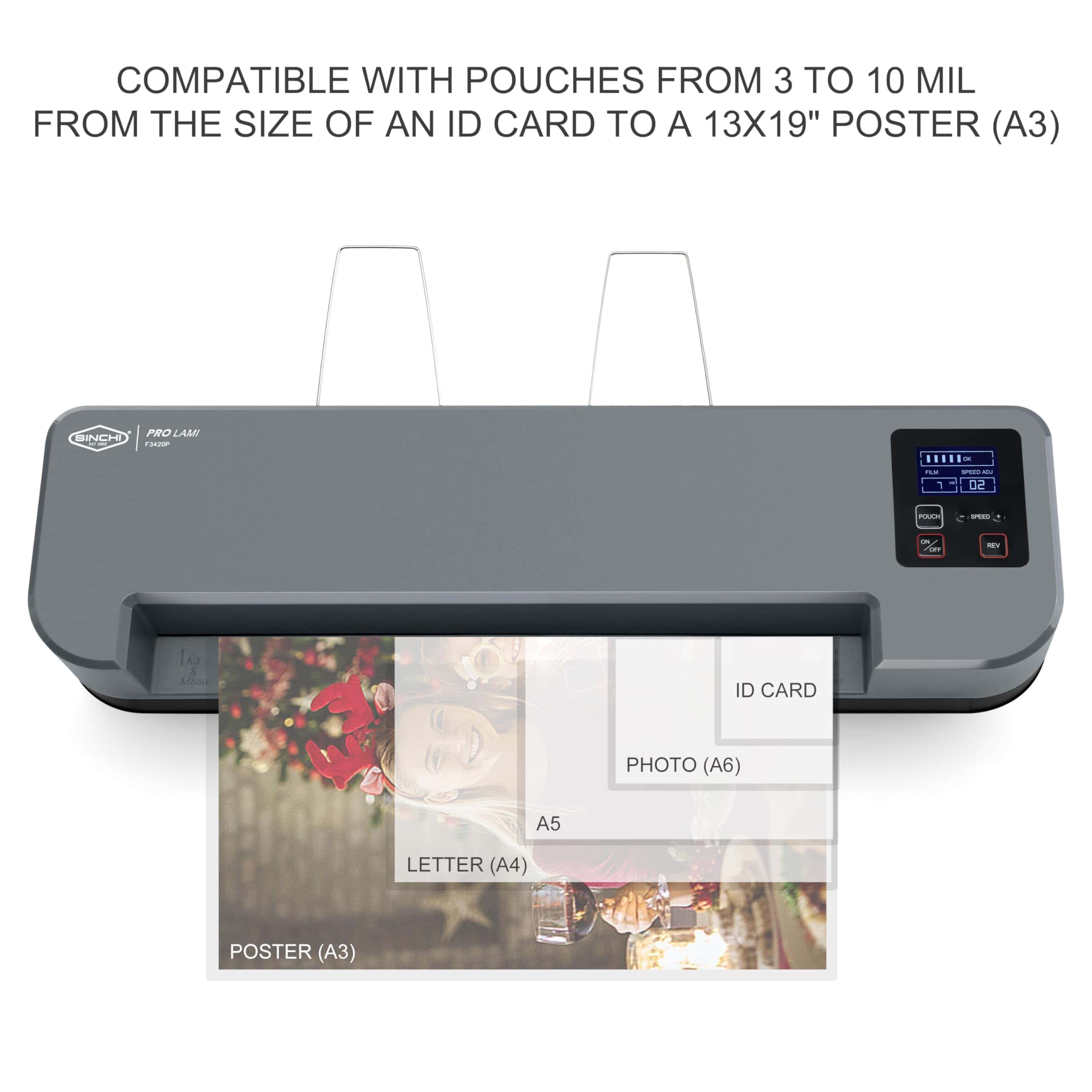 Máquina Laminadora Comercial de 4 Rodillos SINCHI con - Imagen 6