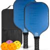 Set de 2 palas de pickleball LITE READY - Palas de fibra de