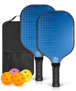 Set de 2 palas de pickleball LITE READY - Palas de fibra de