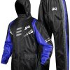 Traje de Lluvia Impermeable J.A.G. para Hombres -Azul