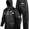 Conjunto Impermeable J.A.G. para Hombres -Negro