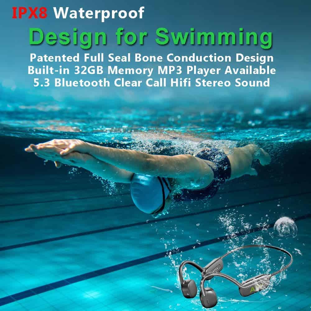 Auriculares de natación profesional AYI True Bone - Imagen 3