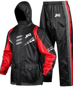 Conjunto Impermeable J.A.G. para Hombres -Rojo