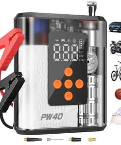 Arrancador de Salto de Coche Hererod PW40, Inflador de