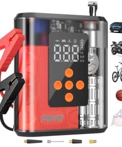 Hererod PW40 Jump Starter, Inflador de Neumáticos Compresor