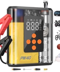 Arrancador de Coche Hererod PW40, Compresor de Aire para