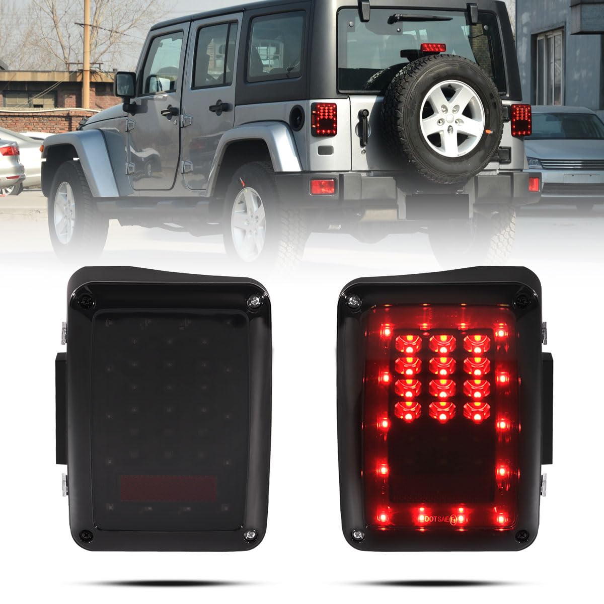Ensamblaje de Luz Trasera LED para Wrangler JK & Unlimited - Imagen 4