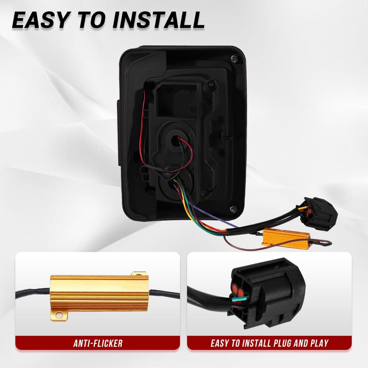 Ensamble de luz trasera LED para Wrangler JK & Unlimited - Imagen 7