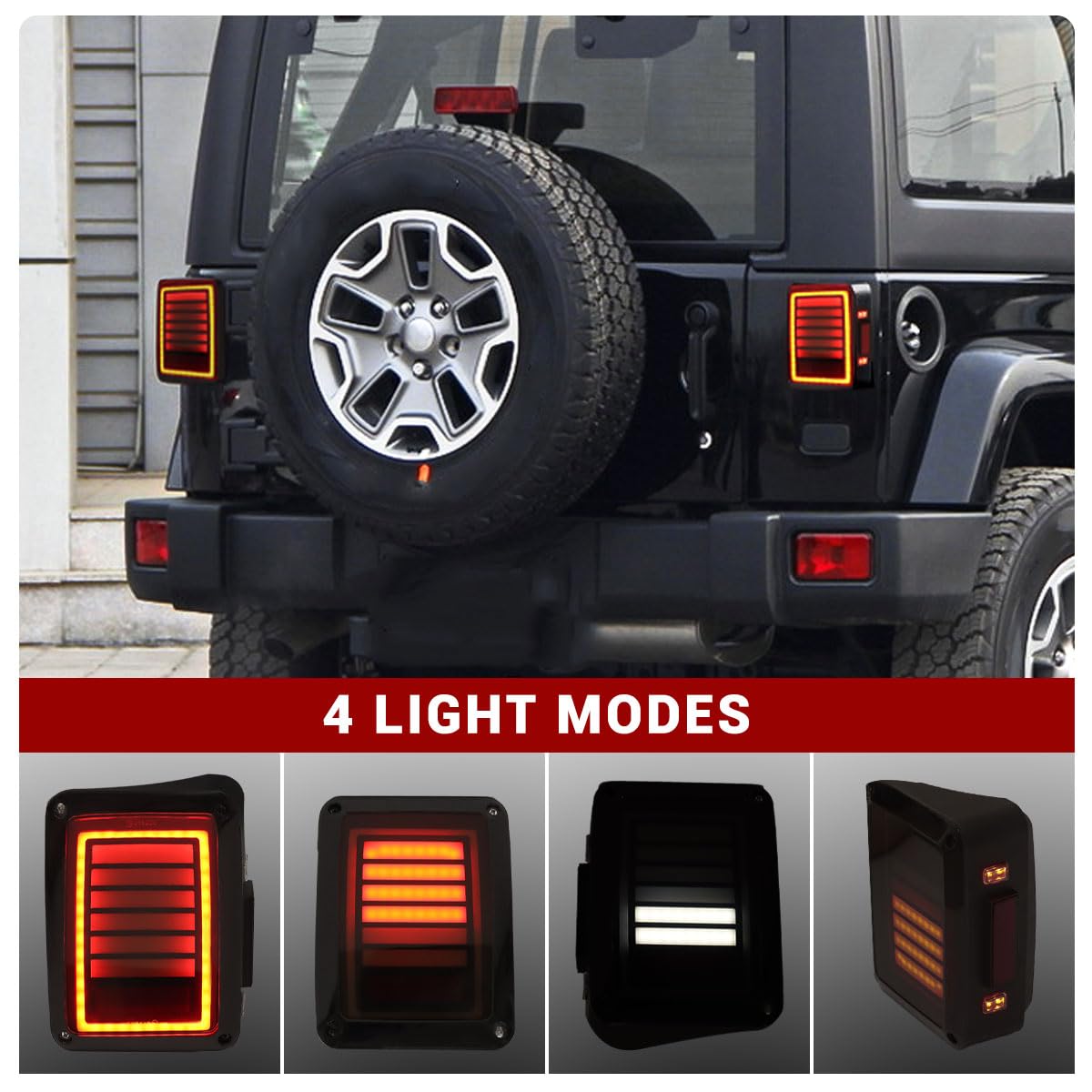Ensamble de luz trasera LED para Wrangler JK & Unlimited - Imagen 6