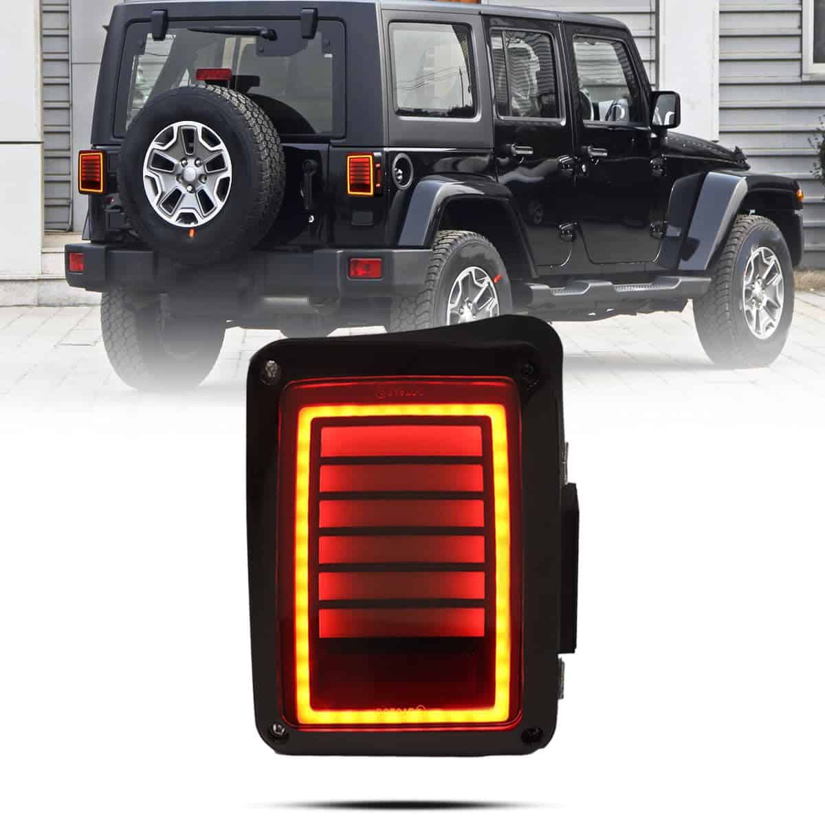 Ensamble de luz trasera LED para Wrangler JK & Unlimited