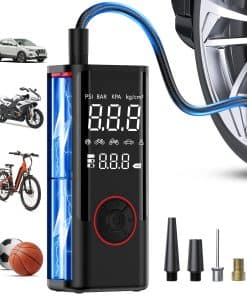 Inflador de neumáticos portátil InflaVive, compresor de