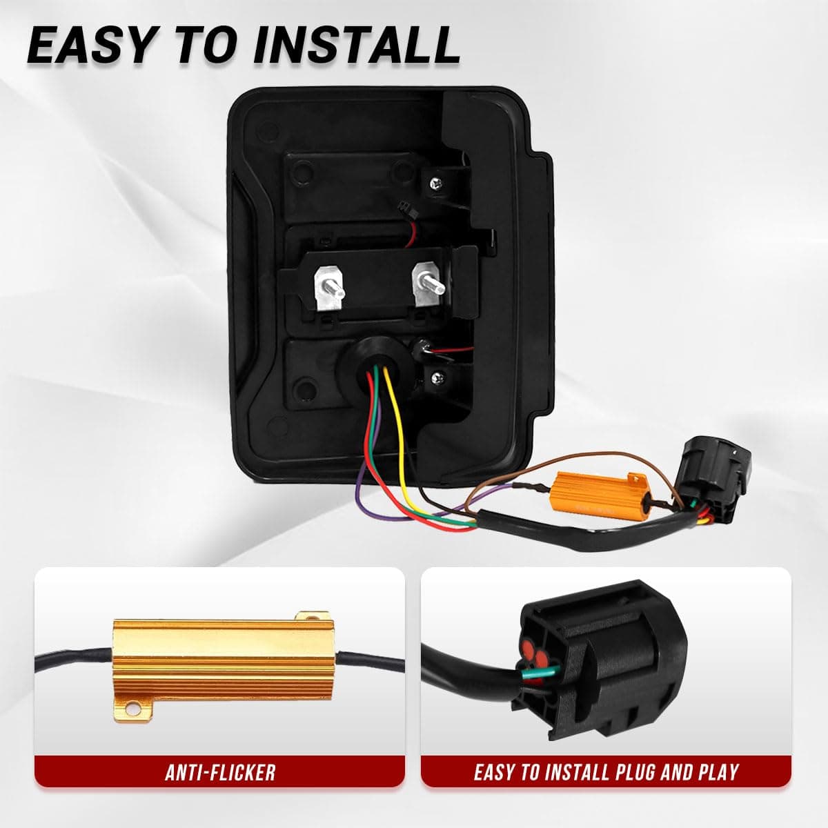 Ensamblaje de luz trasera LED para Wrangler JK & Unlimited - Imagen 7