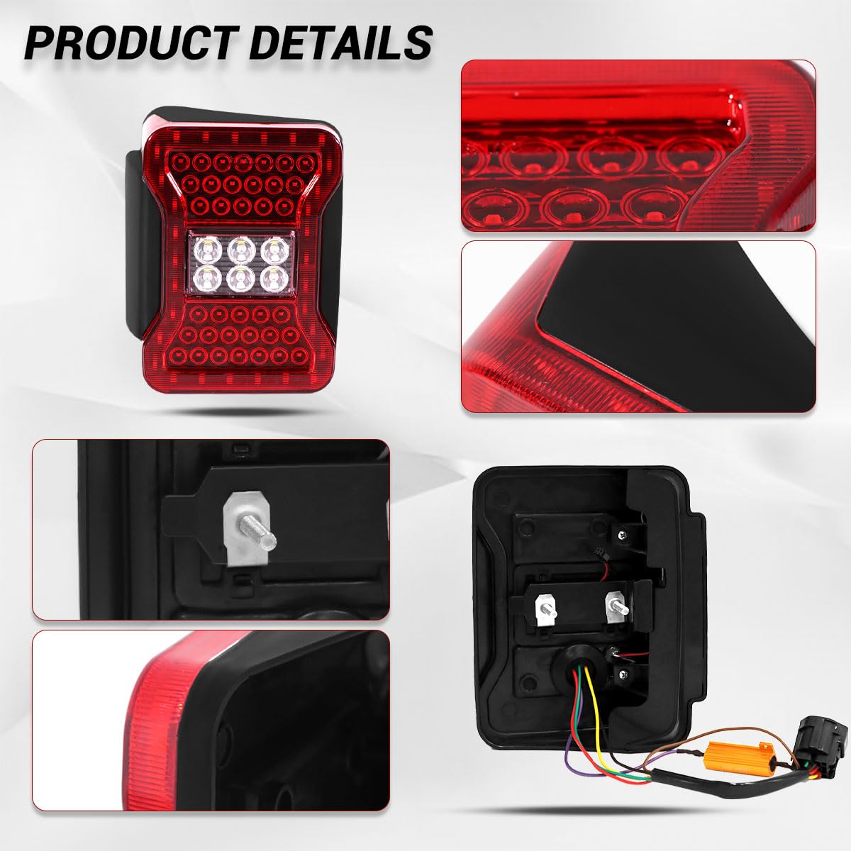 Ensamblaje de luz trasera LED para Wrangler JK & Unlimited - Imagen 8