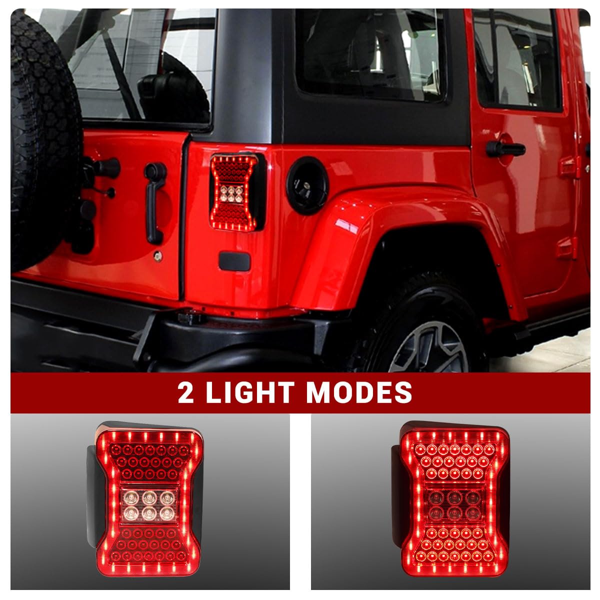 Ensamblaje de luz trasera LED para Wrangler JK & Unlimited - Imagen 5
