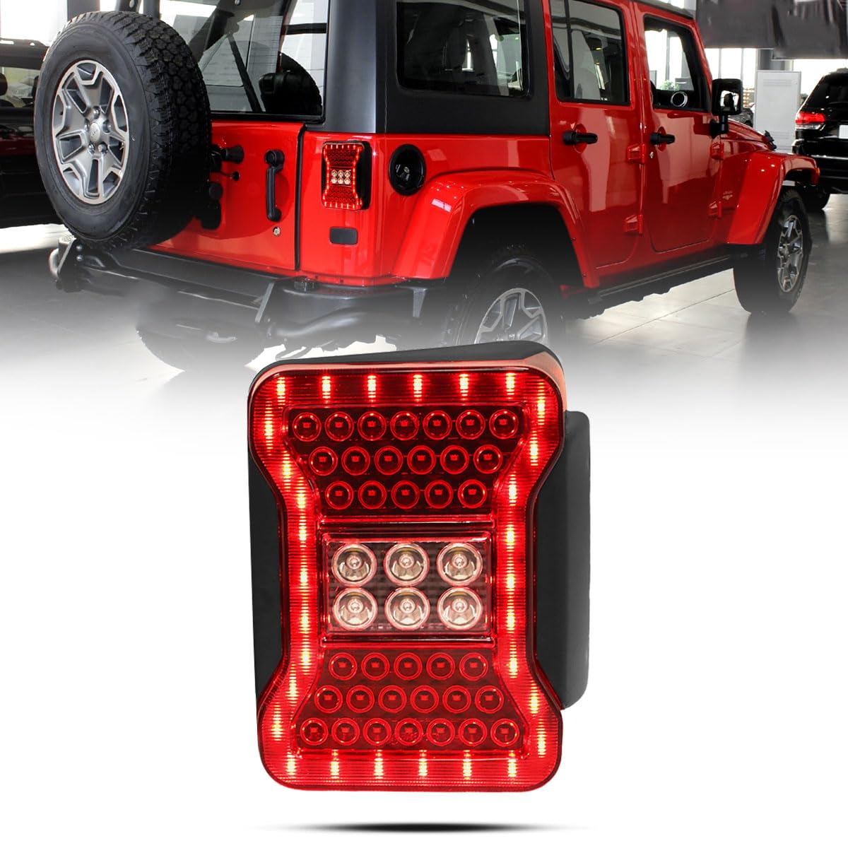 Ensamblaje de luz trasera LED para Wrangler JK & Unlimited - Imagen 3