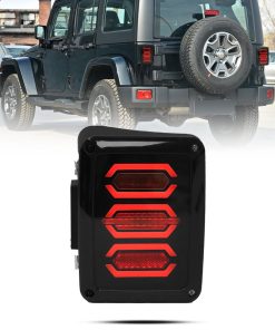 Ensamblaje de luz trasera LED para Wrangler JK -Negro