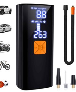 Compresor de aire portátil para neumáticos, inflador de