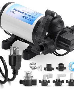 Bomba de Presión de Agua 115V 17PCS Kit, Bomba de Diafragma