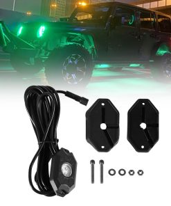 JK Truck's 8 Luces de Roca LED RGB, Kit de Luces