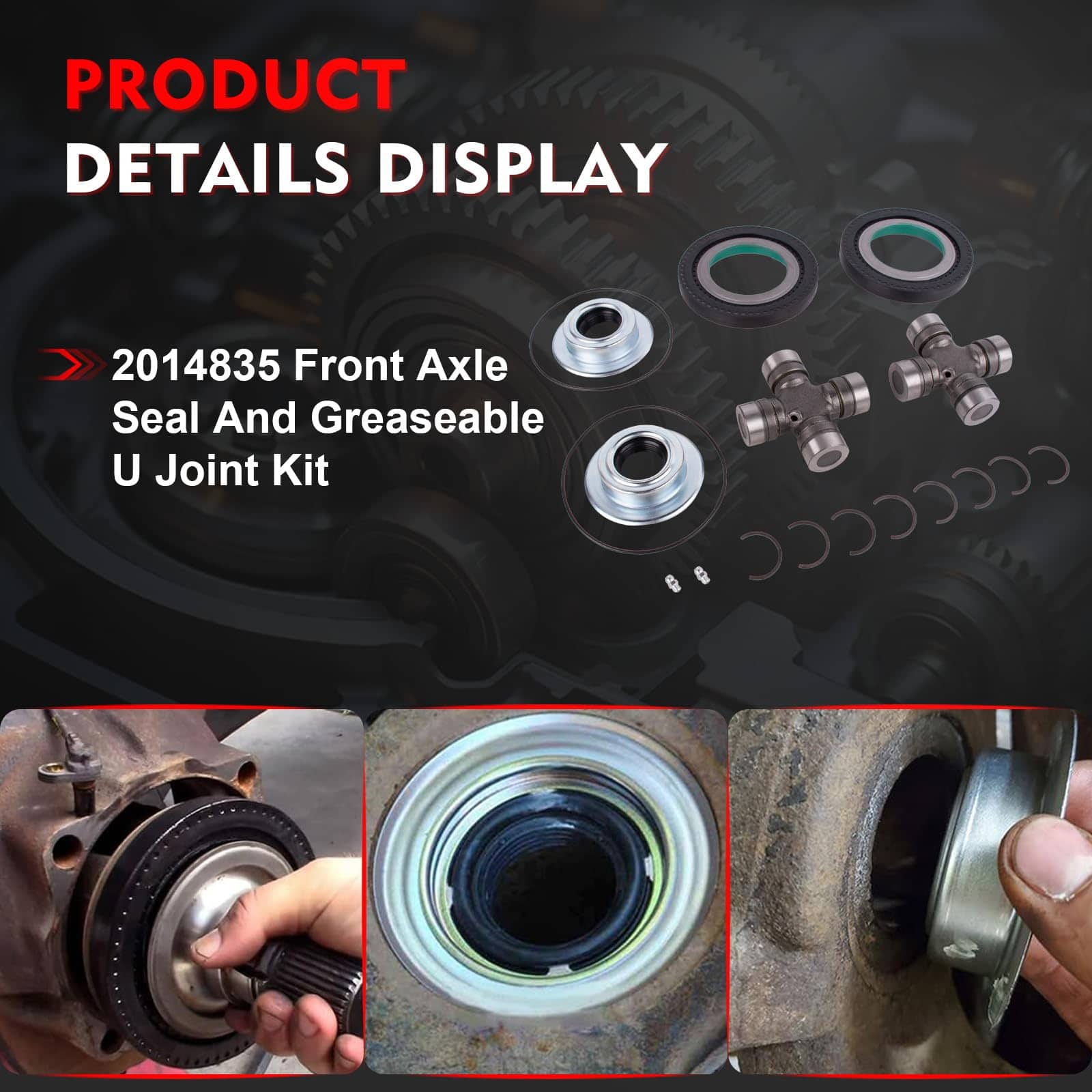 Kit de Sello de Eje Delantero y Junta Universal Greaseable - Imagen 5