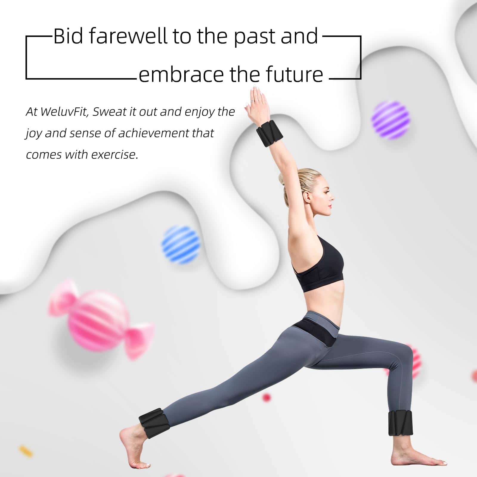 Pesas Ajustables Portátiles Para Muñecas y Tobillos de - Imagen 7