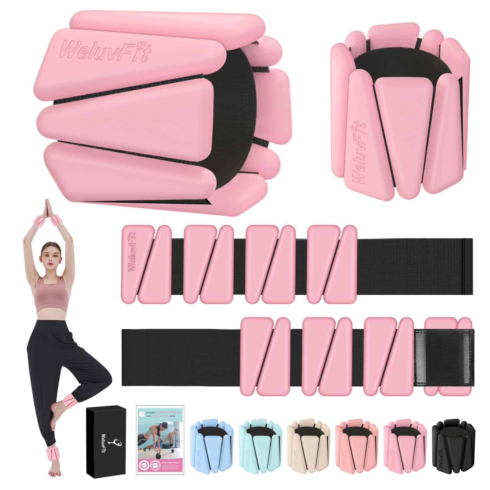 Pesas ajustables para muñecas y tobillos Wearable Pilates