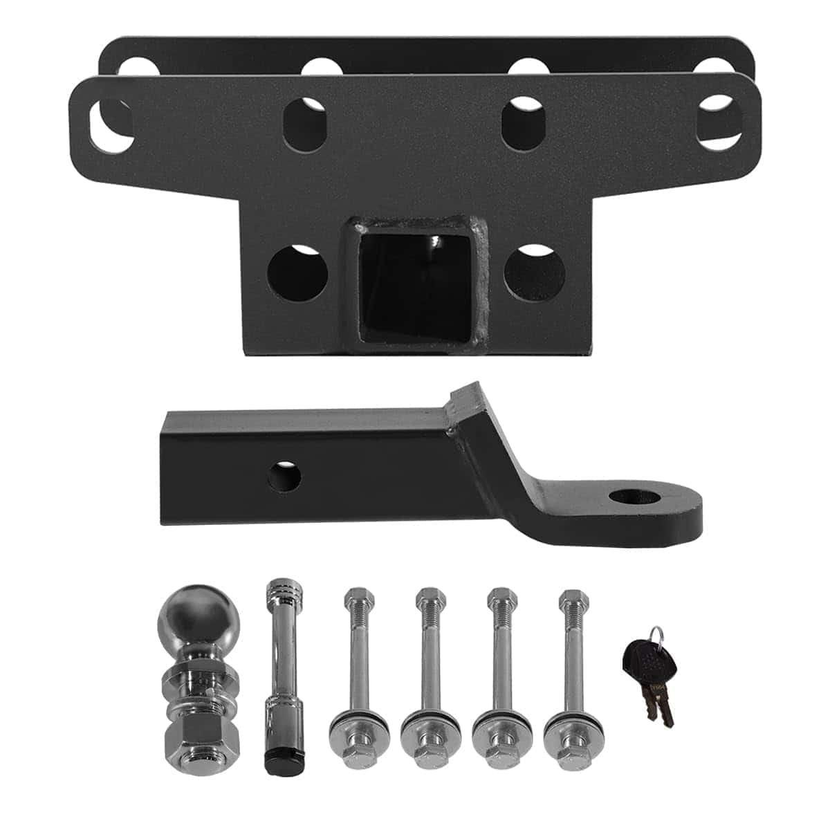 Receptor de remolque trasero para parachoques trasero