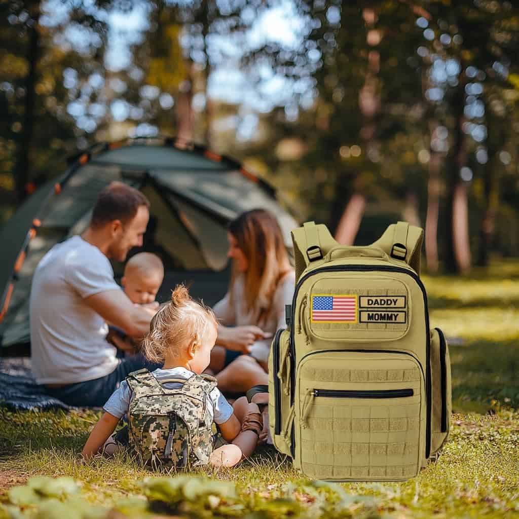 Mochila para Pañales de Bebé con Cambiador - Grande con - Imagen 7