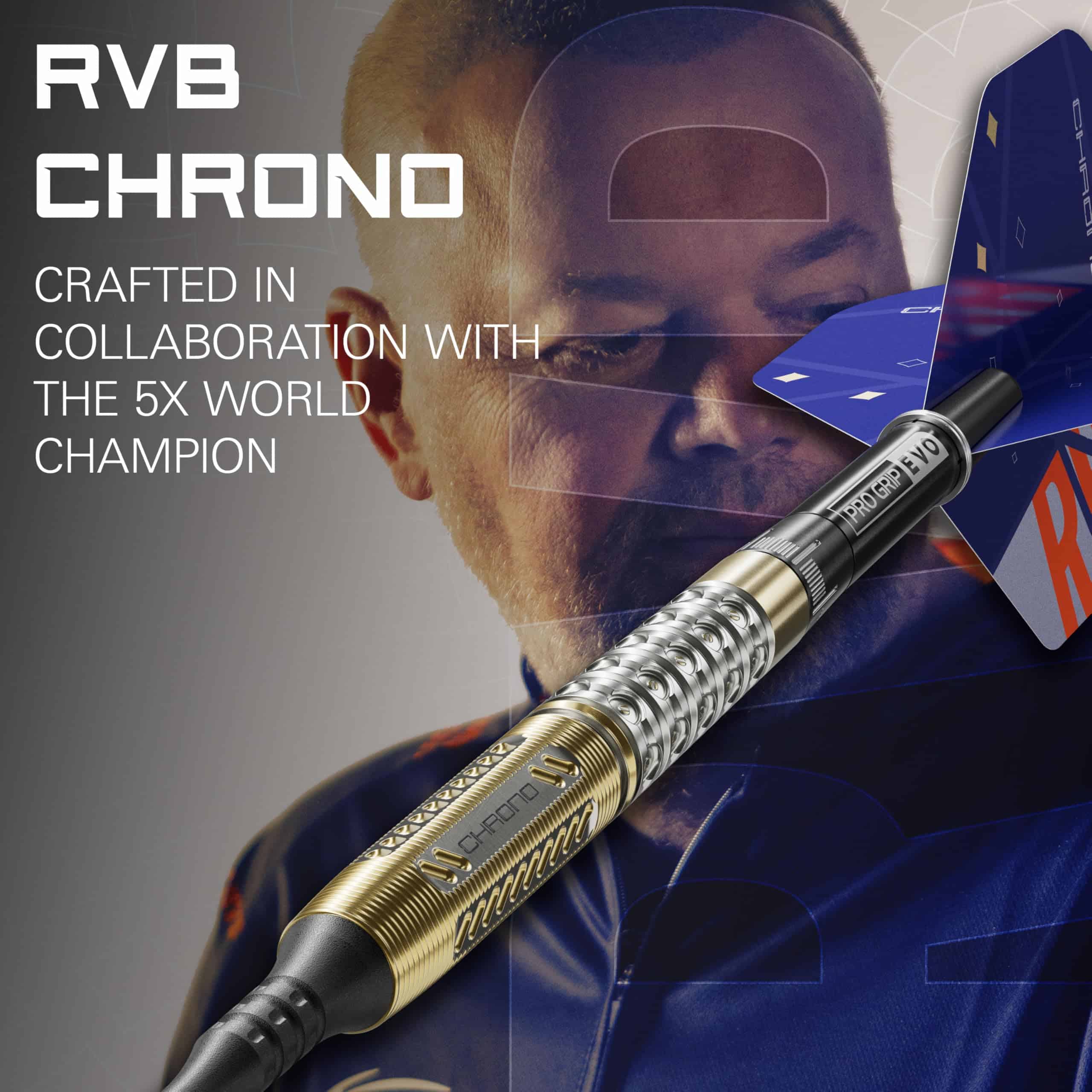 Dardos Suaves Raymond Van Barneveld Chrono, Set de Dardos - Imagen 3