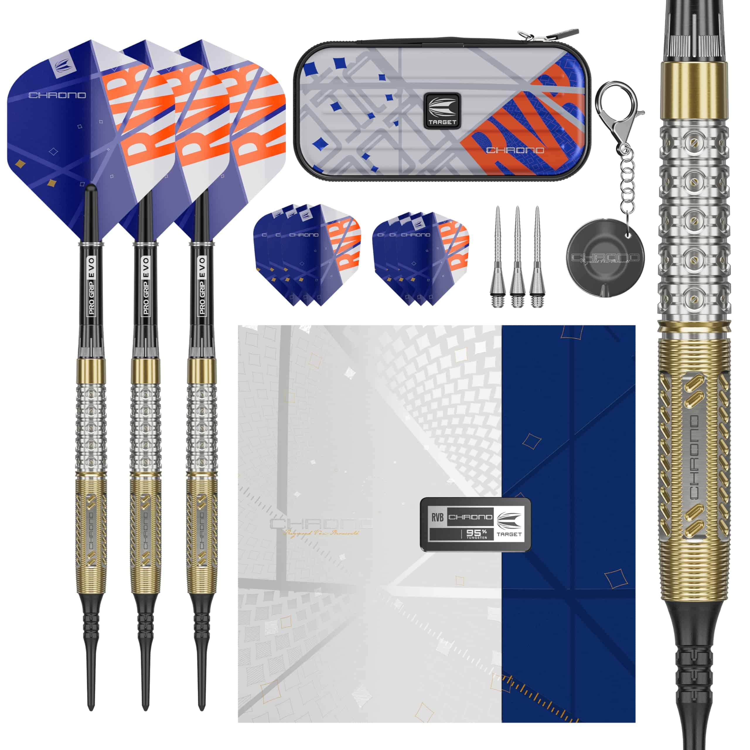 Dardos Suaves Raymond Van Barneveld Chrono, Set de Dardos