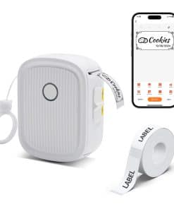 Impresora de Etiquetas Portátil con 210 piezas de Etiquetas