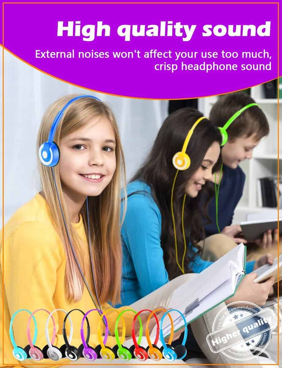 Audífonos a granel para salón de clases CNSZSLZ 15 unidades - Imagen 7