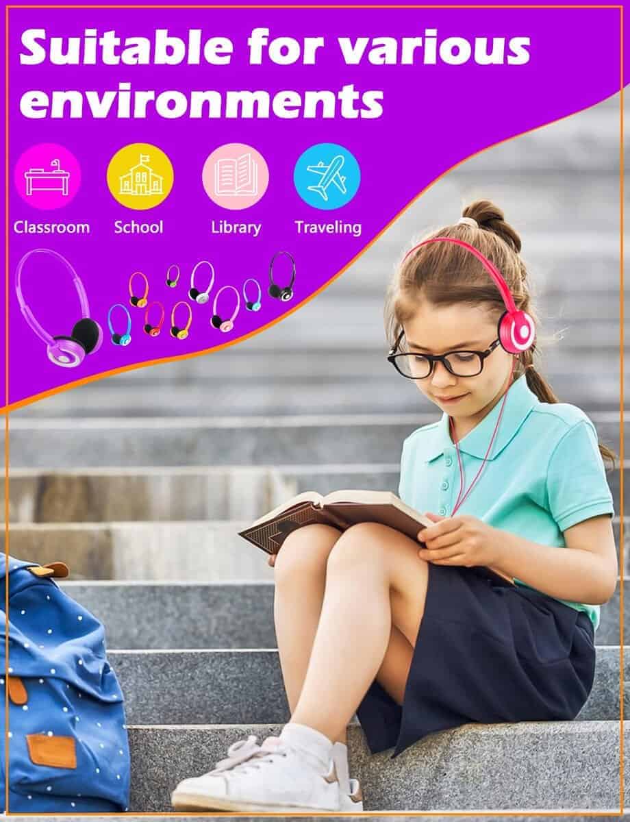 Audífonos a granel para salón de clases CNSZSLZ 15 unidades - Imagen 8