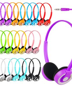 CNSZSLZ 20 Pack Kids Headphones Bulk para Aula Escolar
