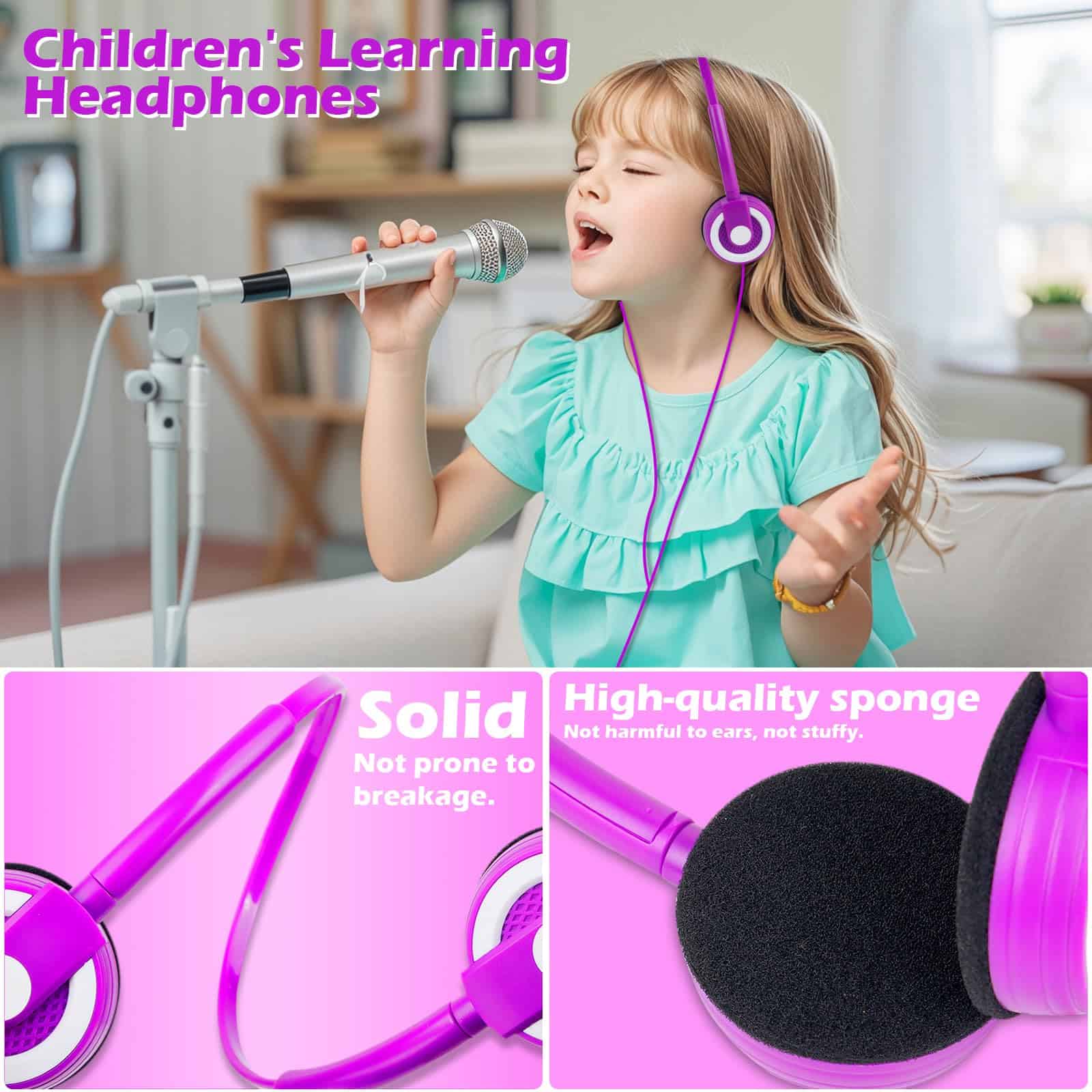 CNSZSLZ 10 Pack Audífonos para Niños en Lote para Clase con - Imagen 4