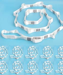 10PCS Correas de Cadena de Margaritas de Nylon -Blanco