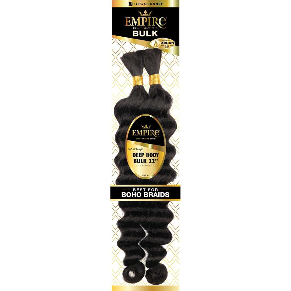 Sensationnel Empire trenzado a granel � extensiones de