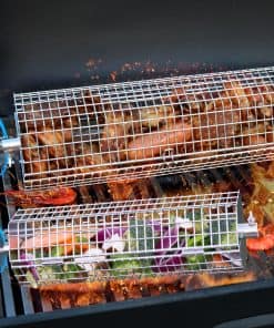 Cestas de Parrilla Rodantes LANEJOY con Mango Desmontable