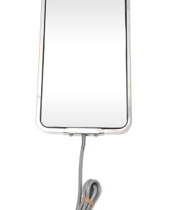 Espejo de Acero Inoxidable, 7 x 16 pulgadas, -SILVER