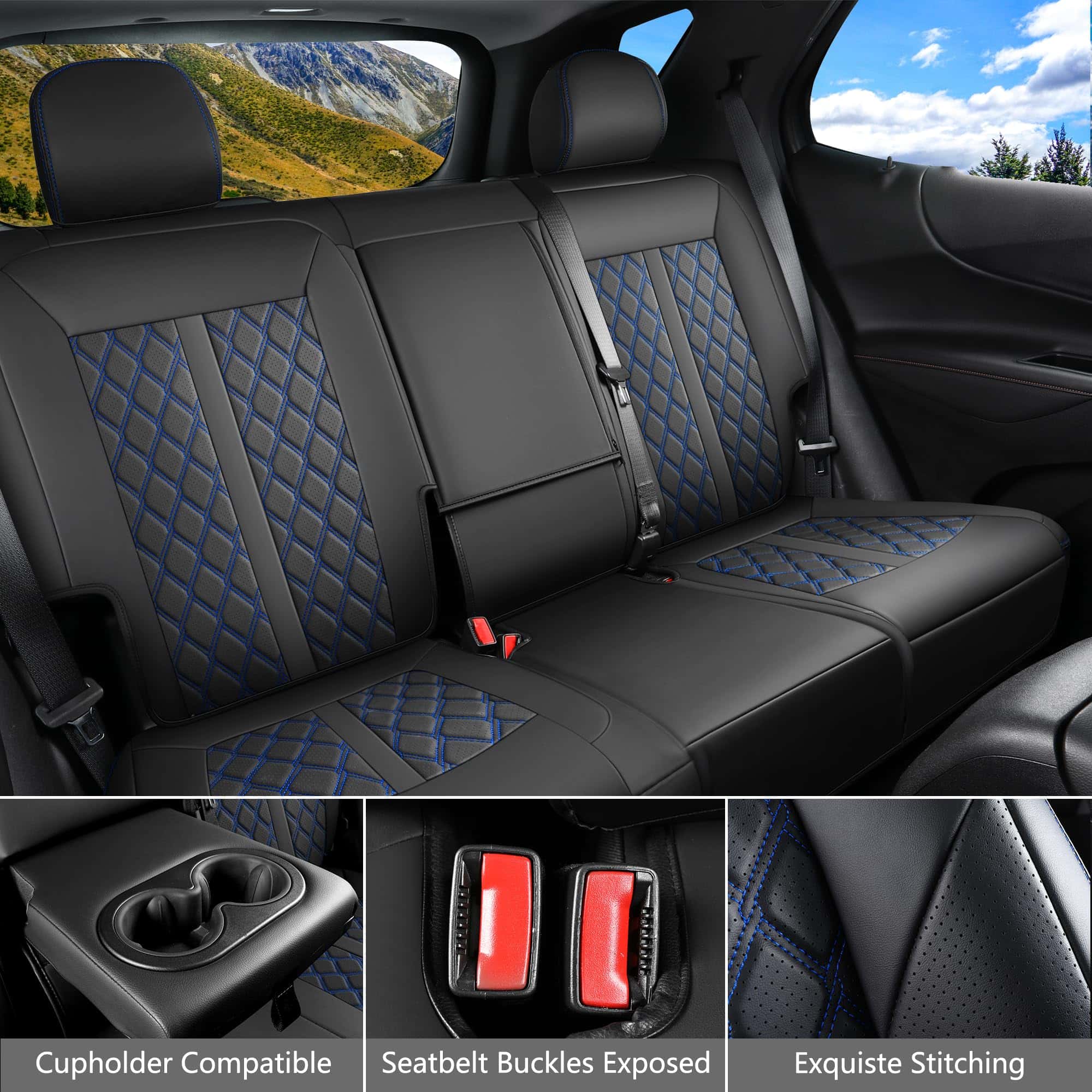 Cubiertas de asiento Huidasource para Frontier 2022-2024, - Imagen 4