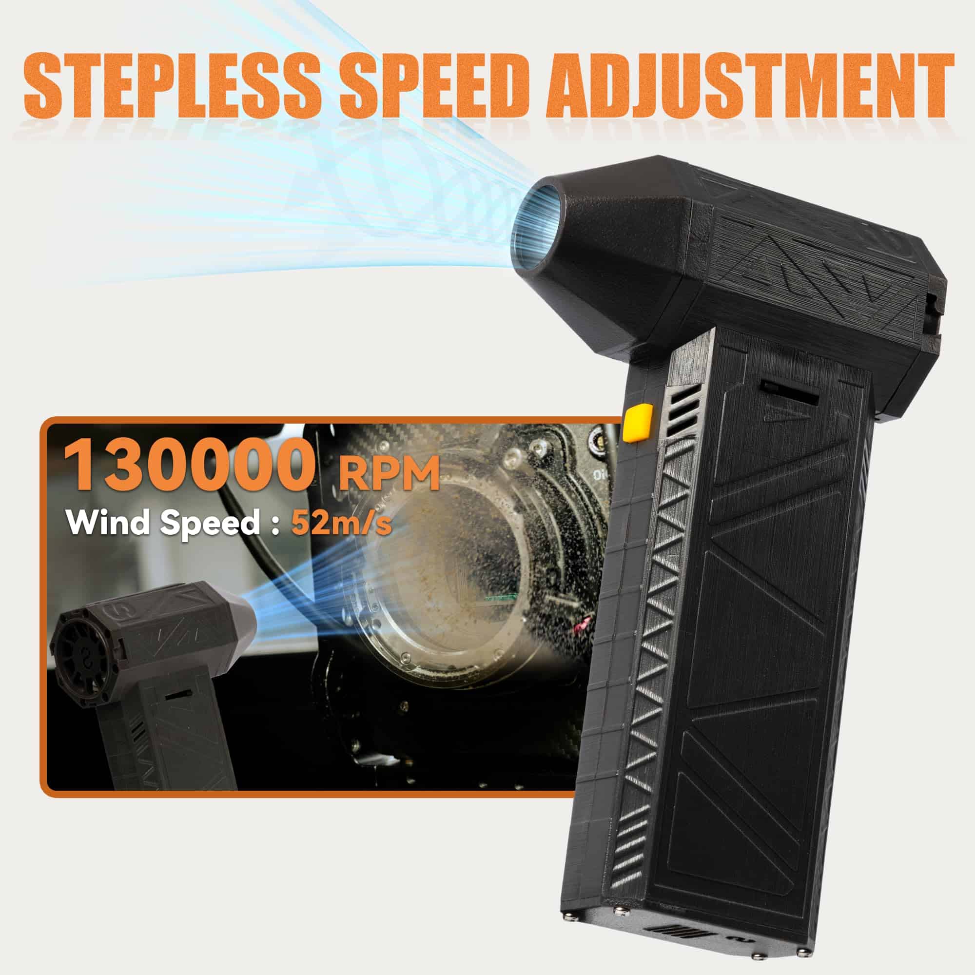 Soplador de Aire Eléctrico - Ventilador Turbo de Aire - Imagen 5