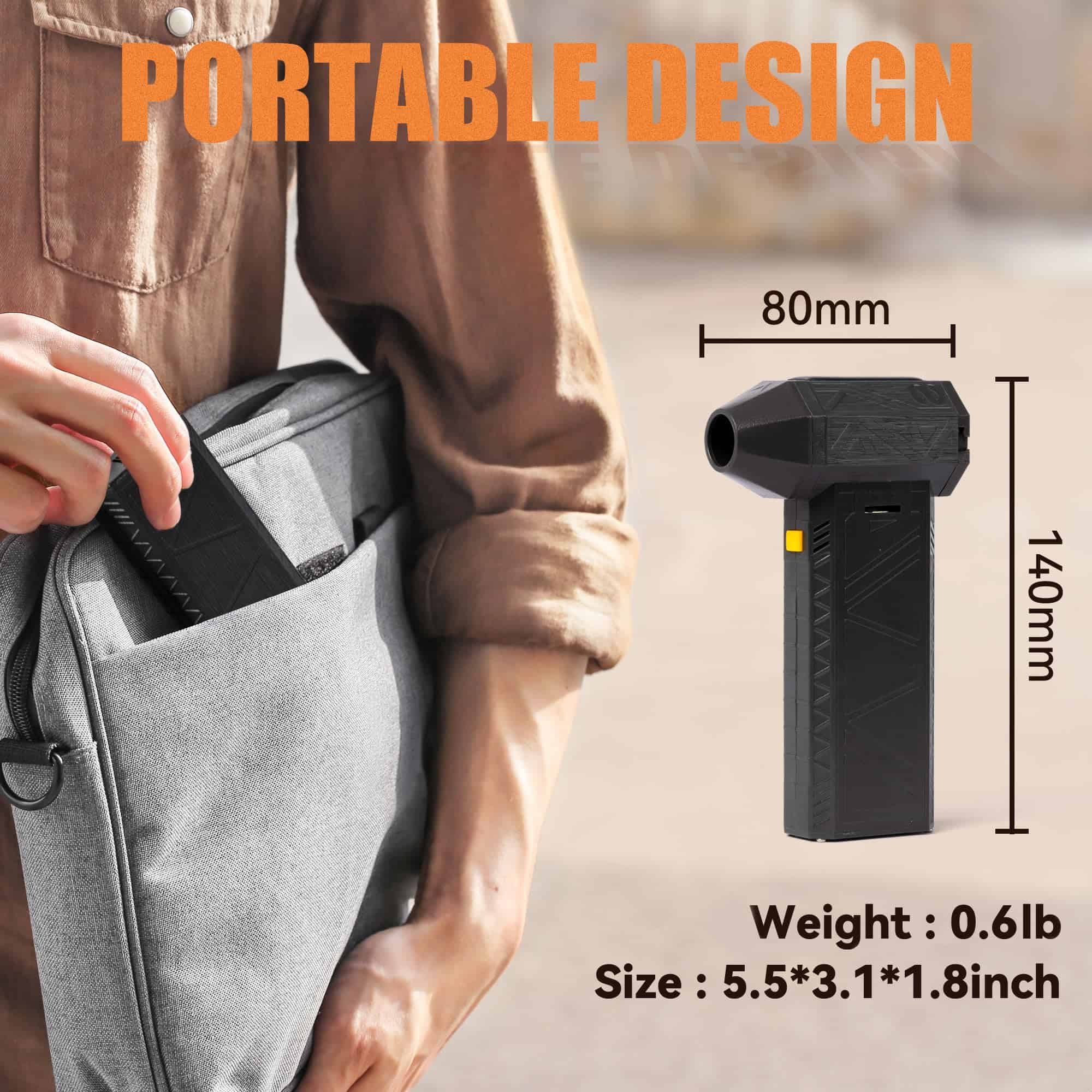 Soplador de Aire Eléctrico - Ventilador Turbo de Aire - Imagen 4