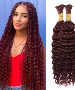 Extensiones para trenzas de cabello humano de 20 pulgadas